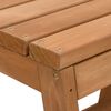 vidaXL Składany taboret ze stopniem, lite drewno jodłowe