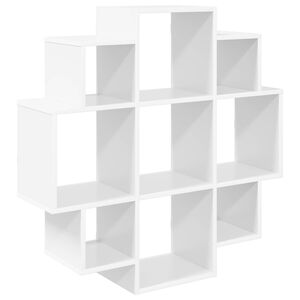 vidaXL P&oacute;łka ścienna Biały 90 x 25 x 90 cm Drewno inżynieryjne
