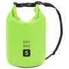 vidaXL Worek wodoszczelny, zielony, 5 L, PVC