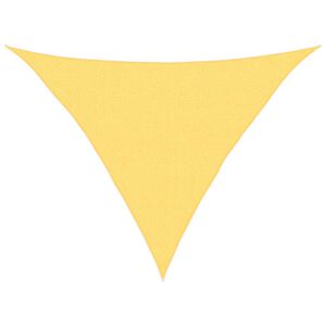vidaXL Żagiel przeciwsłoneczny, 160 g/m&sup2;, beżowy, 2,5x2,5x3,5 m, HDPE