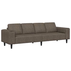 vidaXL Sofa do salonu Ciemnoszary 250 x 77 x 76 cm