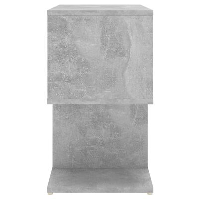 vidaXL Szafka nocna, szarość betonu, 50x30x51,5 cm, płyta wiórowa