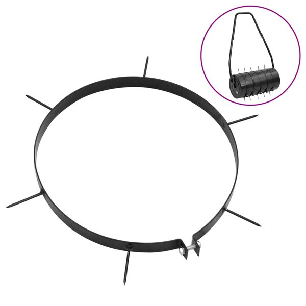 vidaXL Obręcze z kolcami do aeratora, 5 szt., Ø30 cm, żelazo