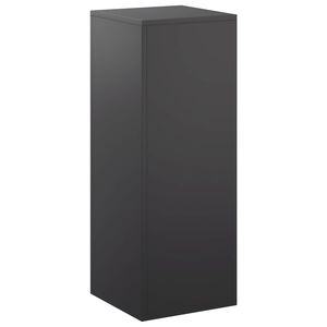 vidaXL Stojak na rośliny Czarny 30 x 30 x 80 cm Stal