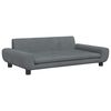 vidaXL Sofa dla dzieci, ciemnoszara, 100x54x33 cm, aksamit
