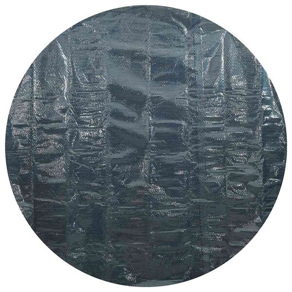 vidaXL Pływająca folia solarna z PE na basen, 527 cm, czarno-niebieska