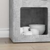 vidaXL Bufet Betonowy szary 59 x 35 x 80.5 cm Materiał drewnopochodny