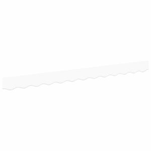 vidaXL Faldra do Markizy Biały 230 x 20 cm Pł&oacute;tno