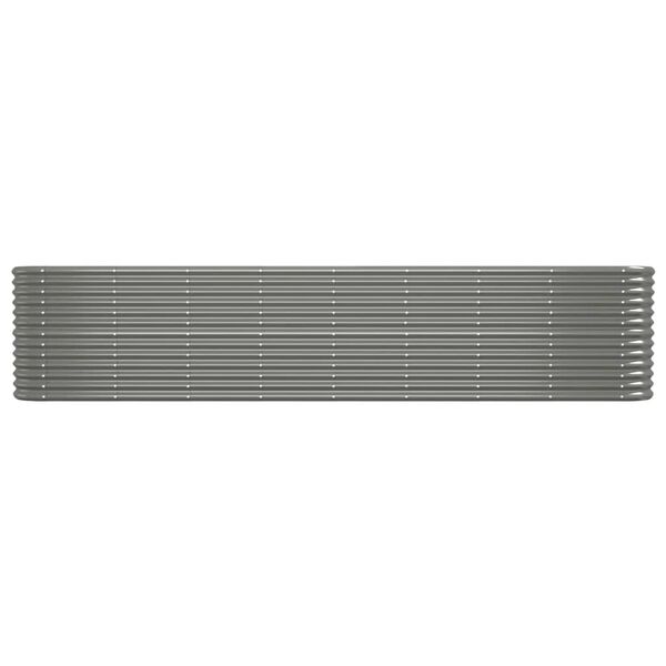 vidaXL Podwyższona donica, stal ocynkowana, 332x40x68 cm