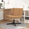 vidaXL Fotel obrotowy Beżowy 63 x 75 x 76 cm Owczy Skór