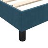 vidaXL Ł&oacute;żko typu Box Spring bez materaca Ciemnoniebieskie 200x210 cm