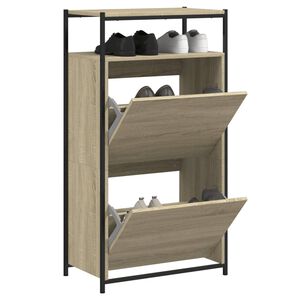 vidaXL Szafka na buty, dąb sonoma, 60x34x112 cm