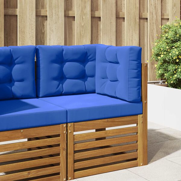 vidaXL Poduszka do sofy na zewnątrz 3 pcs Turkusowy Poliester