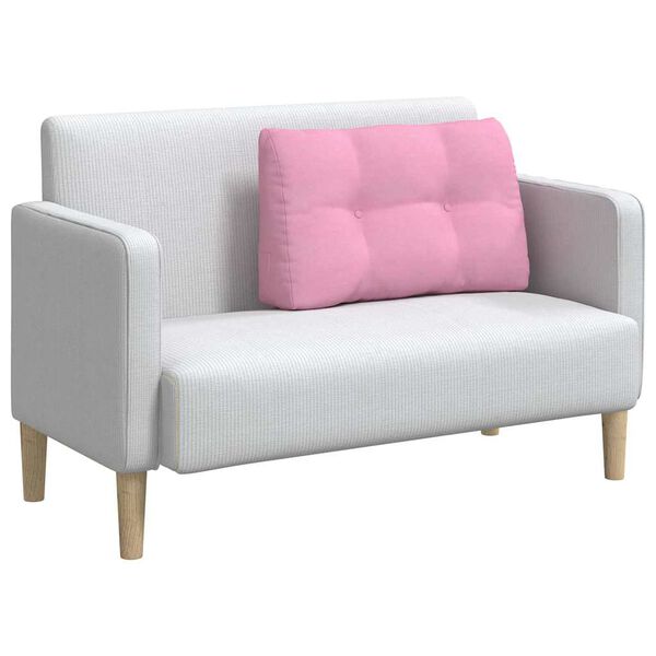 vidaXL Poduszka na plecy R&oacute;żowy 80 x 24 x 50 cm tkanina