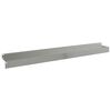 vidaXL Krawężnik do trawnika 10 pcs 100 x 10 x 8 cm Stal srebrny