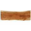 vidaXL Blat do stołu, 120x40x3,8cm, drewno akacjowe, naturalna krawędź