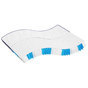 vidaXL Materac kieszeniowy, średnia twardość, 160x200 cm, Super King