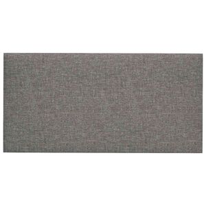 vidaXL Wejściowy zagł&oacute;wek 12 szt. 30 x 15 cm Jasnoszary tkanina