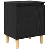 vidaXL Szafka Nocna Czarny Dąb 40 x 30 x 50 cm Materiał drewnopochodny
