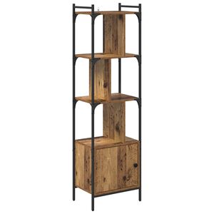 vidaXL P&oacute;łka na książki 6 poziomy 44,5 x 30 x 154,5 cm Stare drewno