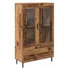 vidaXL Highboard Stare drewno 69,5 x 31 x 115 cm Drewno inżynieryjne