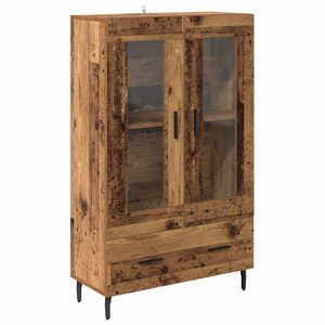 vidaXL Highboard Stare drewno 69,5 x 31 x 115 cm Drewno inżynieryjne