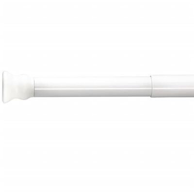 RIDDER Drążek na zasłonę prysznicową, 70-115 cm, biały, 55101