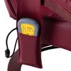 vidaXL Fotel do masażu z podn&oacute;żkiem, regulowany, kolor wina, ekosk&oacute;ra