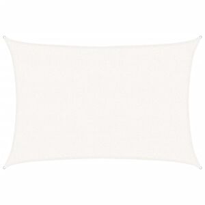 vidaXL Żagiel przeciwsłoneczny, 160 g/m&sup2;, biały, 2,5x3,5 m, HDPE