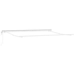 vidaXL Rama markizy Biały 500 &times; 300 cm Aluminium