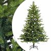 vidaXL Sztuczna choinka z zawiasami 150 cm 150 LED Ciepła biel