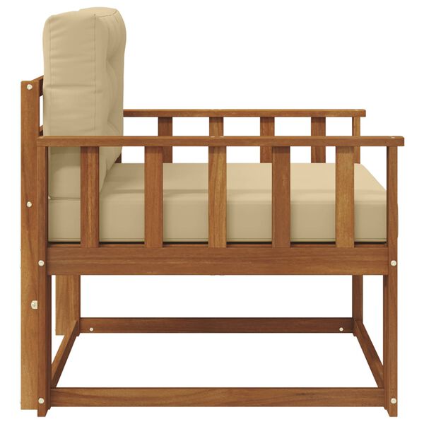 vidaXL Środkowa sofa ogrodowa Lite Drewno Akacji Naturalny