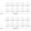 vidaXL Lustrowe światła Ze LED Lights 2 pcs Biały 4.5 x 4.5 x 4.8 cm