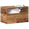 vidaXL Wiszące szafki nocne, 2 szt., stare drewno, 45x26x28,5 cm