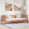 vidaXL Ramka ł&oacute;żka Woskowy Brąz 90 x 190 cm Lite drewno sosnowe