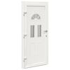 vidaXL Drzwi wejściowe zewnętrzne, białe, 98 x 198 cm