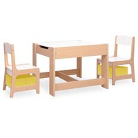 vidaXL Stolik dla dzieci z 2 krzesłami, MDF