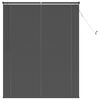 vidaXL Żaluzja wenecka Srebrnoszary 150 x 120 cm 25 mm PVC