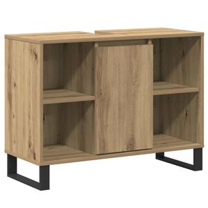 vidaXL Szafka Łazienkowa Dąb rzemieślniczy 80 x 33 x 60 cm