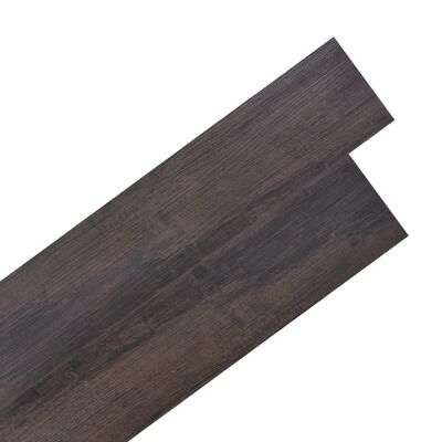 vidaXL Samoprzylepne panele podłogowe, 5,02 m² PVC 2 mm, ciemnobrązowe