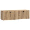 vidaXL Szafka RTV montowana na ścianie 98 x 31 x 30 cm Dąb artisan