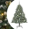 vidaXL Sztuczna choinka Zielony 180 cm PVC, plastik i stal