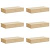 vidaXL Skrzynia do przechowywania 6 pcs kremowy 100 x 50 x 18 cm