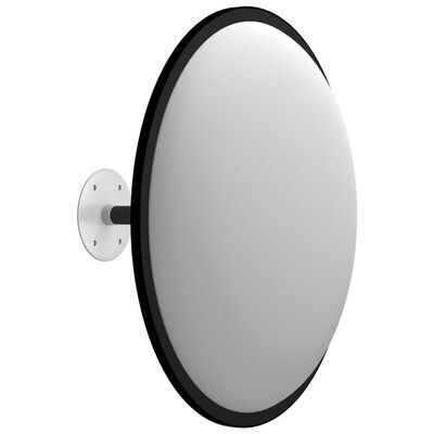 vidaXL Wypukłe lustro do użytku w pomieszczeniach, czarne, Ø40 cm