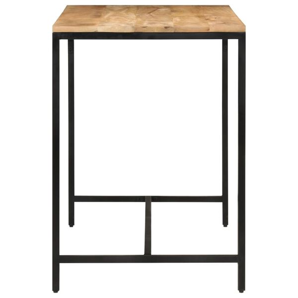 vidaXL St&oacute;ł do jadalni, 110x55x75 cm, surowe drewno mango i żelazo
