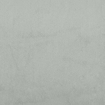 vidaXL Podnóżek, jasnoszary, 60x50x41 cm, aksamit