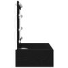 vidaXL Toaletka Czarny 83 x 40 x 70 cm Materiał drewnopochodny