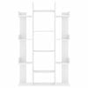 vidaXL Regał na książki, biały 86x25,5x140 cm, materiał drewnopochodny