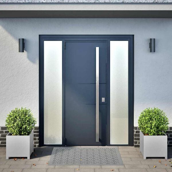 vidaXL Donice ogrodowe, 2 szt., 40x40x40 cm, stal galwanizowana