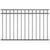 vidaXL Panel ogrodzeniowy ASSEN stalowy 163x100 cm czarny